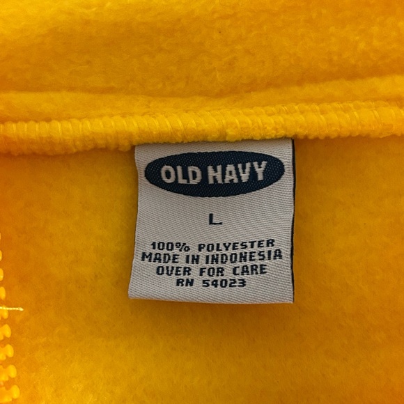 NEW Vintage Old Navy Y2K Quarter Zip Pullover Fleece Jacket New Old Stock - Picture 3 of 4
